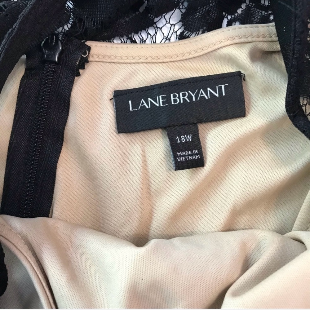 Lane Bryant Black Lace Fit and Flare Dress 18W - Picture 10 of 10